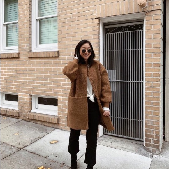 Madewell Jackets & Blazers - Madewell Bonded Sherpa Cocoon Coat